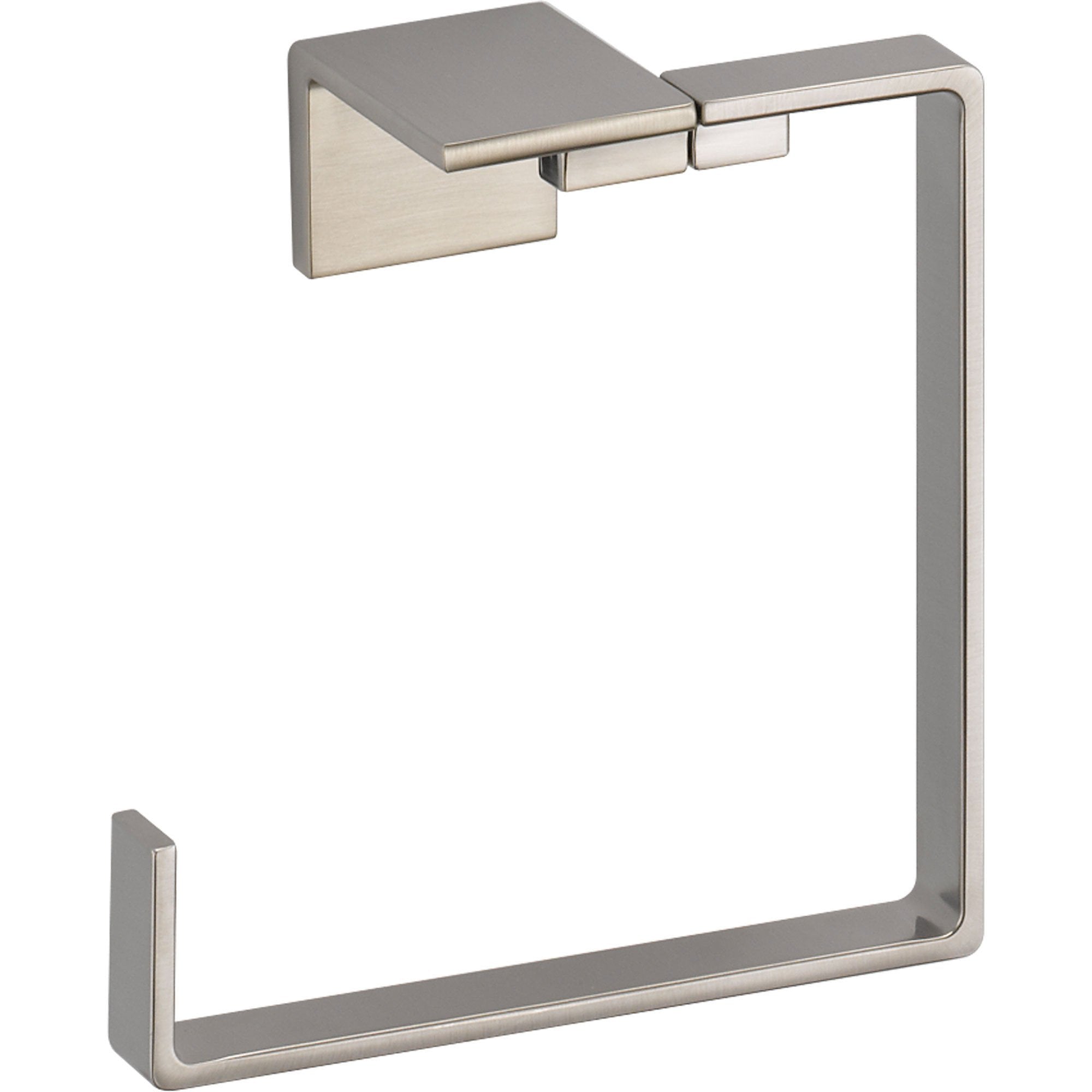 Delta Vero Modern Stainless Steel Finish Square Hand Towel Ring 521902