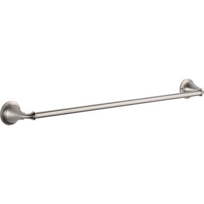 Delta Linden Stainless Steel Finish STANDARD Bathroom Accessory Set Includes: 24" Towel Bar, Toilet Paper Holder, Robe Hook, and Towel Ring D10105AP