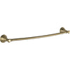 Delta Cassidy Champagne Bronze DELUXE Accessory Set: 24" Towel Bar, Paper Holder, Towel Ring, Robe Hook, Tank Lever, & 24" Double Towel Bar D10027AP