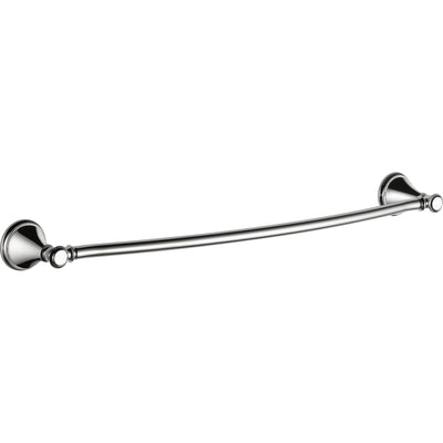 Delta Cassidy Chrome DELUXE Accessory Set Includes: 24" Towel Bar, Paper Holder, Towel Ring, Robe Hook, Tank Lever, & 24" Double Towel Bar D10018AP