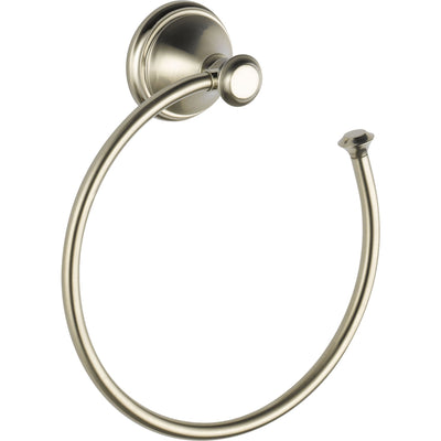 Delta Stainless Steel Finish Cassidy Widespread Bathroom Faucet, Towel Ring, 24" Towel Bar, Robe Hook, Roman Tub Filler INCLUDES Valve Package D059CR