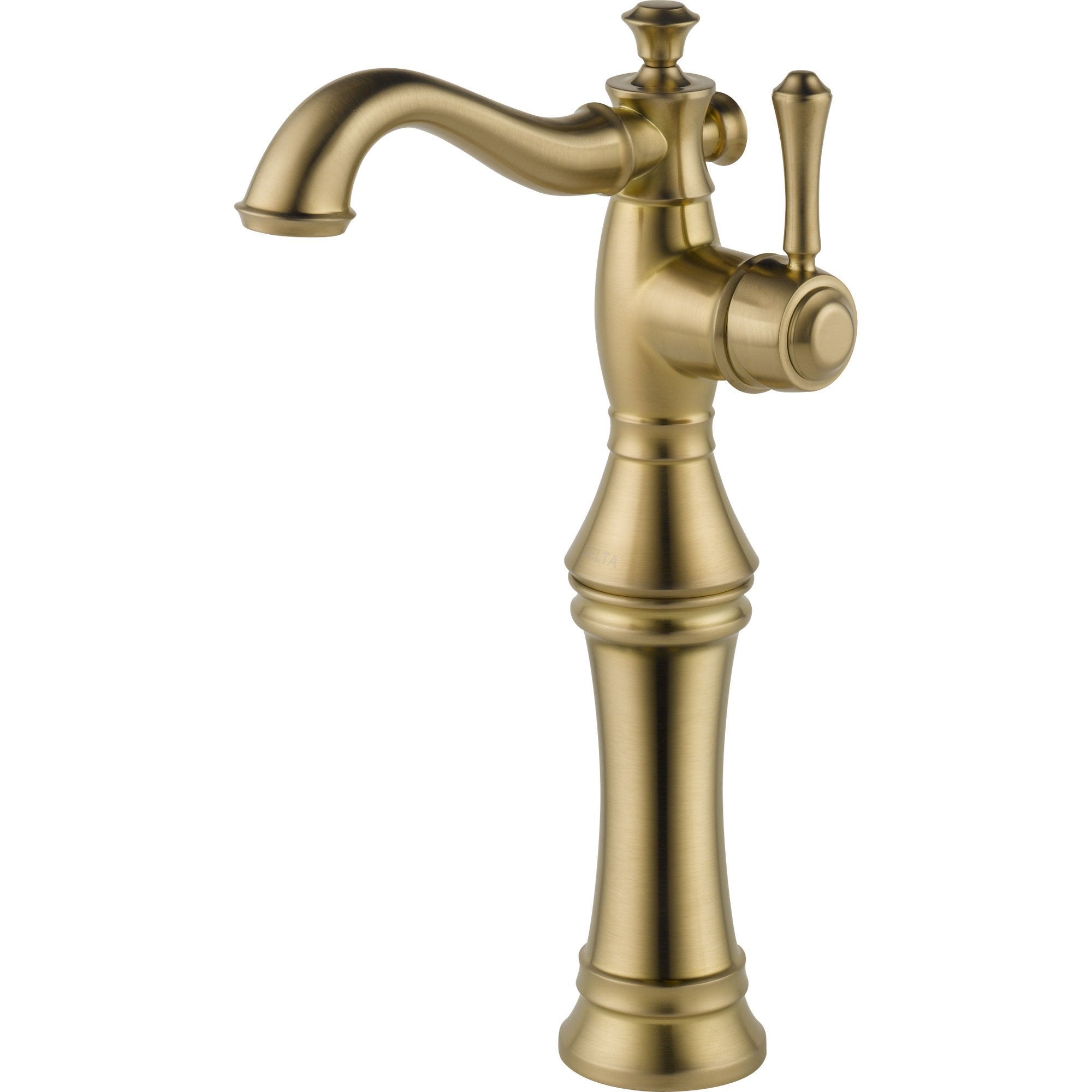 Delta Cassidy Single Handle Champagne Bronze Bathroom Vessel Sink Faucet 579576