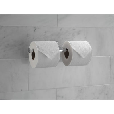 Delta Pivotal Chrome Finish Double Toilet Tissue Paper Holder D79955