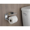 Delta Pivotal Chrome Finish Toilet Tissue Paper Holder with Shelf D79956