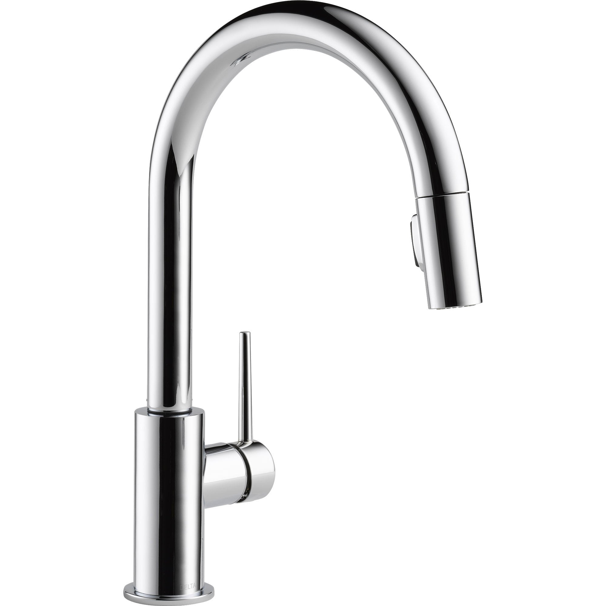 Delta Trinsic Modern Chrome Pull-Down Sprayer Kitchen Sink Faucet 542660