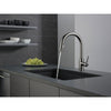 Delta Trinsic Black Stainless Steel Finish Single Handle Pull-Down Kitchen Faucet D9159KSDST