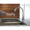 Delta Trinsic Chrome Finish Single Handle Pull-Down Kitchen Limited Swivel D9159LSDST
