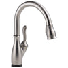 Delta Leland Collection Stainless Steel Finish Single Handle Pull-Down Kitchen Faucet with Touch2O Technology D9178TSPDST