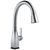 Delta Mateo Collection Arctic Stainless Steel Finish Single Handle Pull-Down Electronic Kitchen Sink Faucet with Touch2O Technology 732797