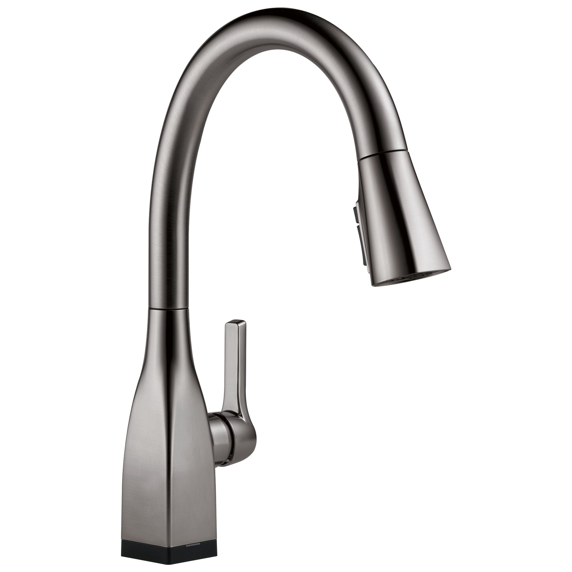 Delta Mateo Black Stainless Steel Finish Single Handle Pull-Down Kitchen Faucet with Touch2O and ShieldSpray Technologies D9183TKSDST