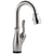 Delta Leland Collection Stainless Steel Finish Single Handle Electronic One Hole Pull-Down Bar / Prep Sink Faucet with Touch2O Technology D9678TSPDST