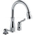 Delta Leland Collection Chrome Finish Single Handle 3 Hole Pull-Down Kitchen Sink Faucet with Soap Dispenser D978SDDST