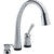 Delta Pilar Touch2O Chrome Pull-Down Sprayer Kitchen Faucet w/Dispenser 460700