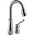 Delta Leland Arctic Stainless Single Handle Pull-Down Sprayer Bar Faucet 612347