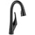Delta Esque Collection Matte Black Finish Single Handle Pull-down Modern One Hole Bar / Prep Sink Faucet D9981BLDST