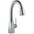 Delta Mateo Collection Arctic Stainless Steel Finish Modern Single Handle Pull-Down Bar / Prep Sink Faucet 726275