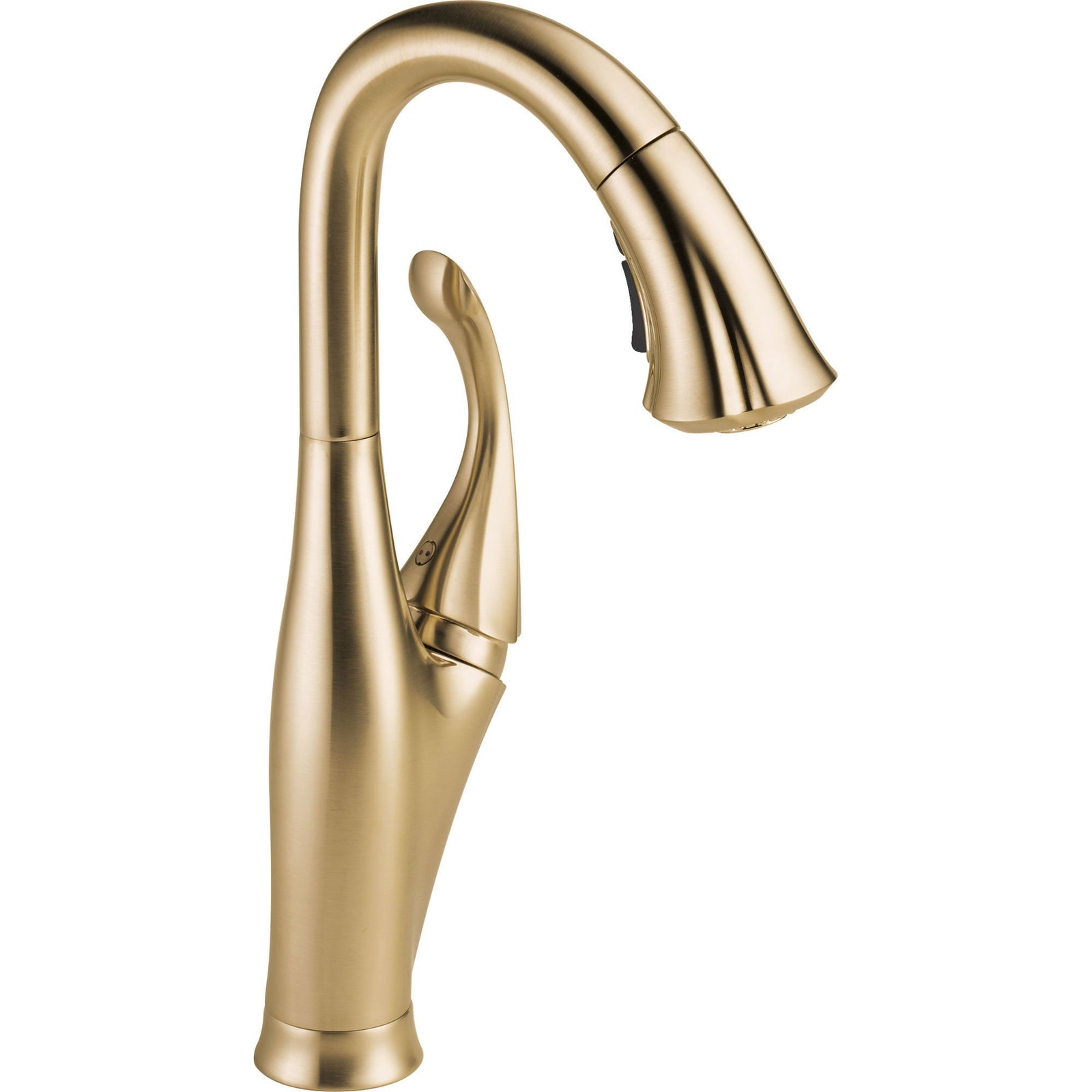 Delta Addison Champagne Bronze Single Handle Pull-Down Sprayer Bar Faucet 612352