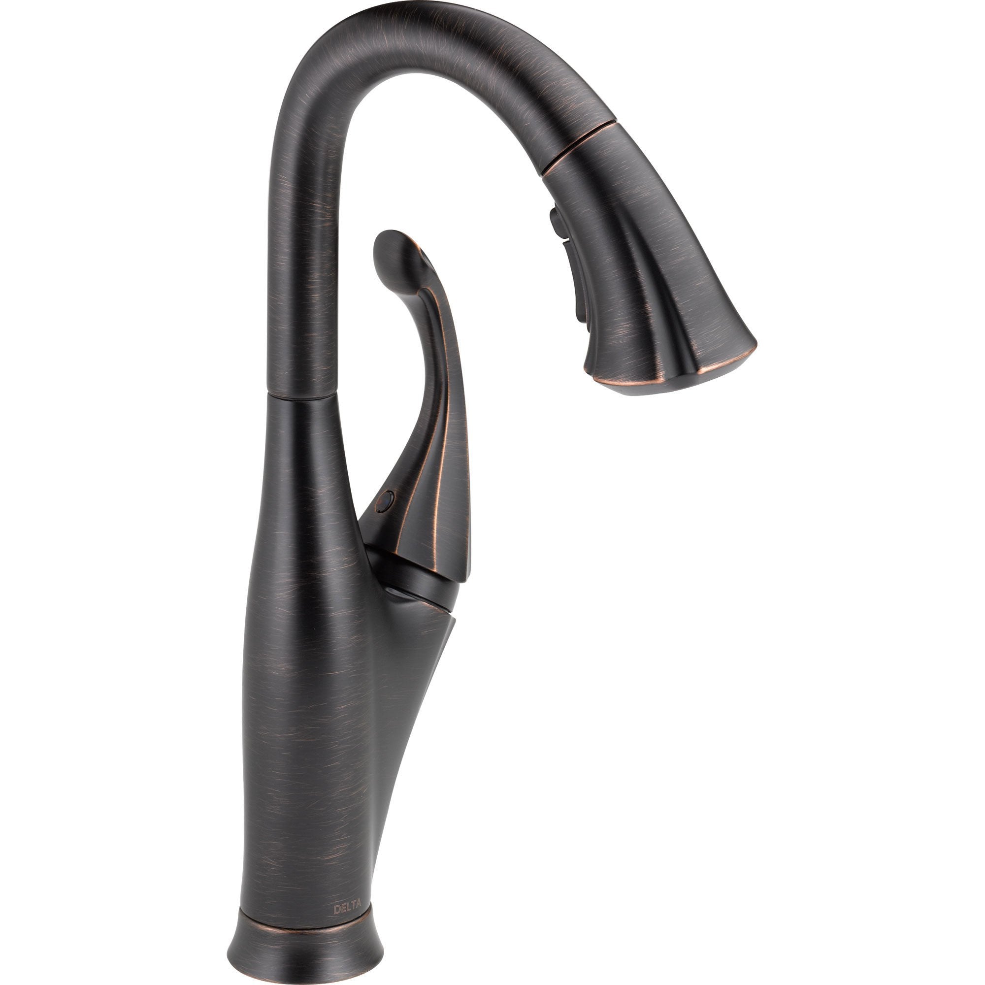 Delta Addison Venetian Bronze Single Handle Pull-Down Sprayer Bar Faucet 521980