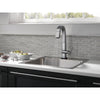Delta Pivotal Arctic Stainless Steel Finish Single Handle Pull Down Bar/Prep Faucet With Touch2O Technology D9993TARDST
