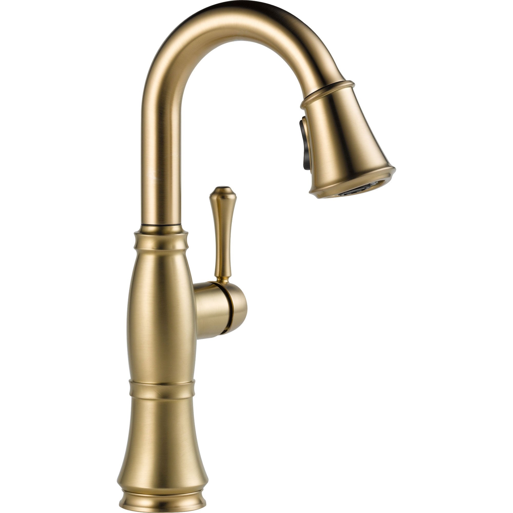 Delta Cassidy Champagne Bronze Single Handle Pull-Down Sprayer Bar Faucet 579598