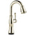 Delta Cassidy Collection Polished Nickel Finish Single Handle Electronic Pull-Down Bar / Prep Faucet with Touch2O Technology D9997TPNDST