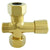 Kingston Polished Brass Shower Diverter button for use with Clawfoot tub Faucet