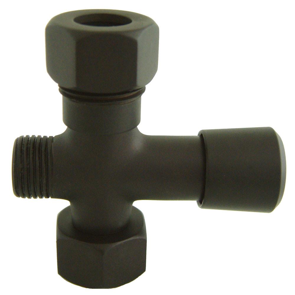 Kingston Rubbed Bronze Shower Diverter button for use with Clawfoot tub Faucet