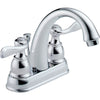Delta Windemere 2-Handle Chrome 4" Centerset Bathroom Sink Faucet 522515
