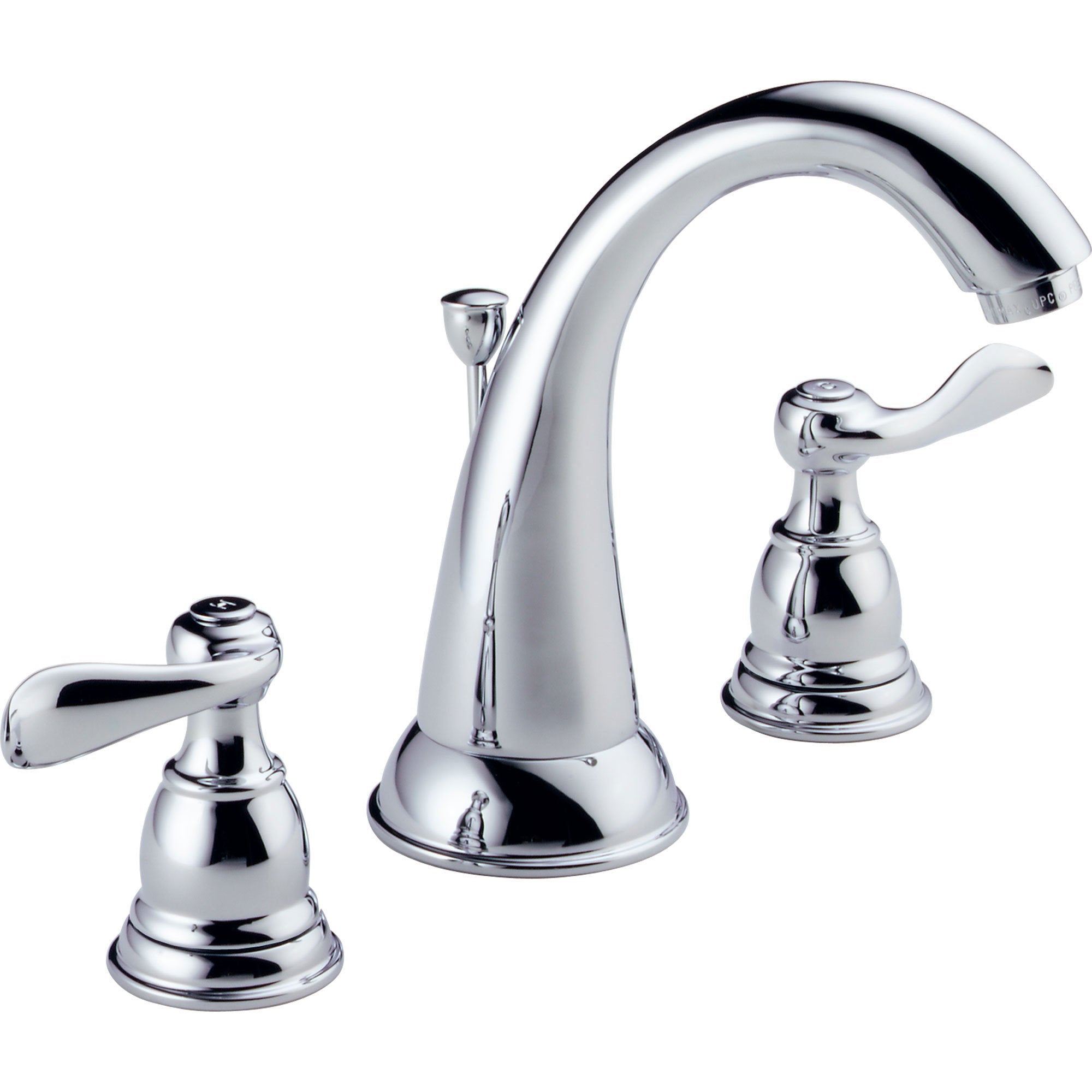 Delta Windemere 2-Handle Chrome 8" Widespread Bathroom Sink Faucet 513625