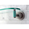 Kingston Green Eden Satin Nickel Bathroom Accessory: 20" Glass Shelf BA8219SNDGL