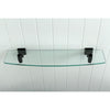 Kingston Tempered Bathroom Oil Rubbed Bronze Glass Shelf BAH4649ORB