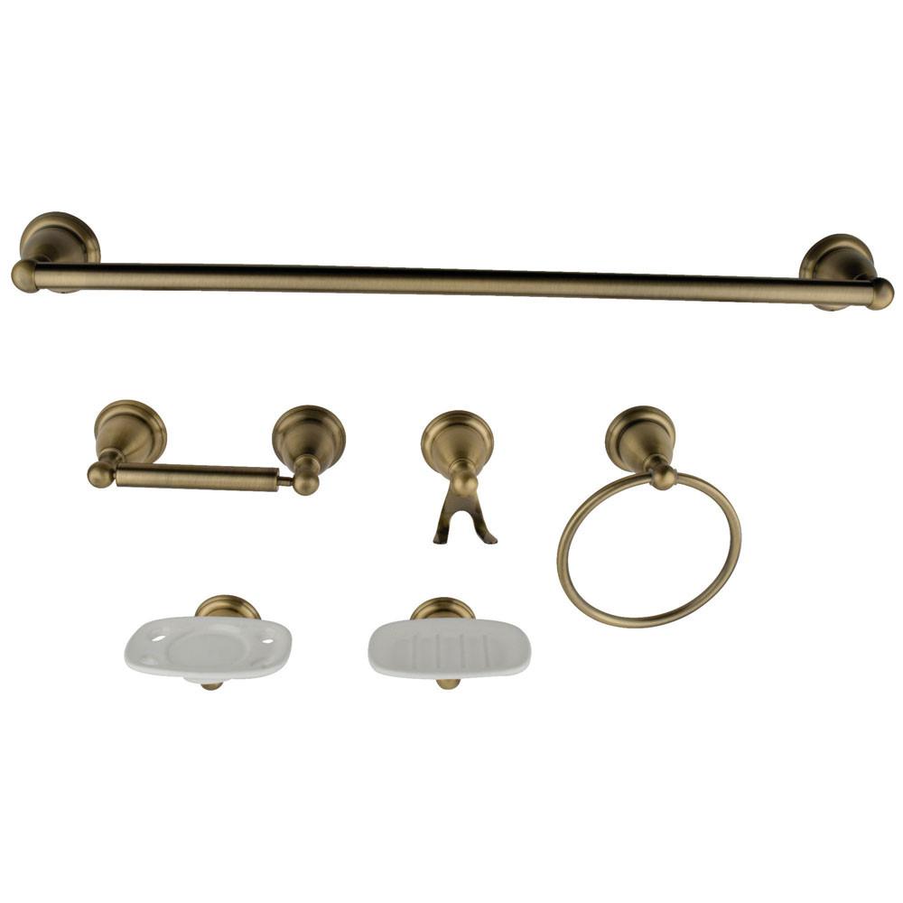 Accessories sets Vintage Brass Complete Bathroom accessory set BAK1750AB2