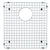 Blanco Stainless Steel Sink Grid Fits Precision and Precision 10 Large Bowl 245381