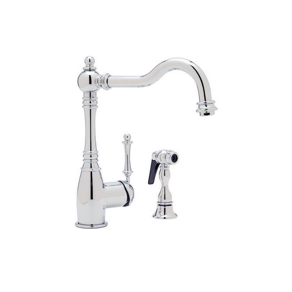 Blanco Grace Single-Handle Side Sprayer Kitchen Faucet in Polished Chrome 250389