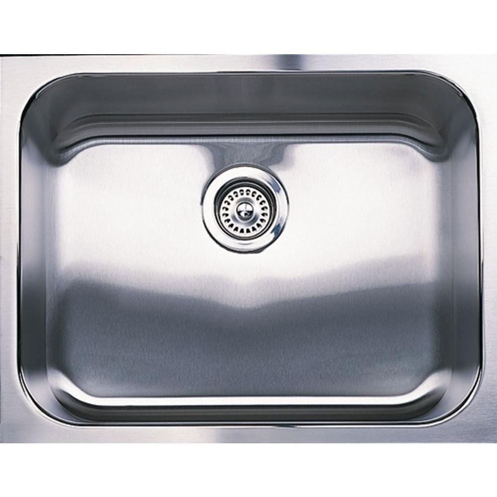 Blanco Spex Undermount Stainless Steel 23 inch 0-Hole Single Bowl Kitchen Sink 296169