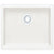 Blanco Precis Undermount Granite 20.75 inch 0-Hole Single Bowl Kitchen Sink in White 335365