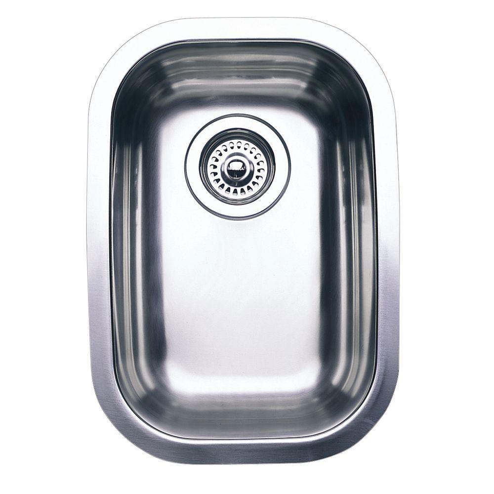 Blanco Wave Plus Undermount Stainless Steel 12.44 inch 0-Hole Single Bowl Kitchen Sink 439549