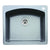Blanco Diamond Dual Mount Composite 25 inch 1-Hole Single Bowl Kitchen Sink in Metallic Gray 506925