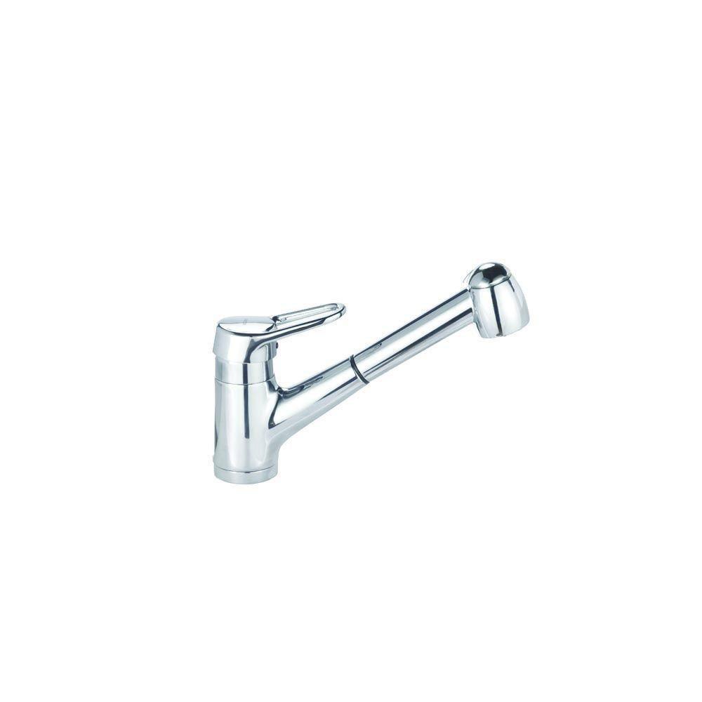 Blanco Classic Nouveau Pull Out Kitchen Faucet in Chrome 509523