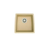 Blanco Performa Undermount Granite Composite 17.5 inch 0-Hole Single Bowl Bar Sink in Biscotti 523247