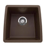 Blanco Performa Undermount Composite 17.5x17x9 inch 0-Hole Single Bowl Kitchen Sink in Cafe Brown 524311