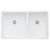 Blanco Precis Undermount Composite 33x20x9.5 0-Hole Double Bowl Kitchen Sink in White 524327