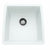 Blanco Performa Undermount Composite 17.5x17x9 0-Hole Single Bowl Kitchen Sink in White 524344