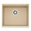 Blanco Precis Undermount Composite 20.75x 18x7.5 0-Hole Single Bowl Kitchen Sink in Biscotti 538023