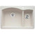 Blanco Diamond Dual Mount Composite 33x22x9.5 inch 1-Hole Double Bowl Kitchen Sink in Biscuit 566681