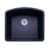 Blanco Diamond Undermount Granite 24 inch 0-Hole Single Bowl Kitchen Sink in Anthracite 715721