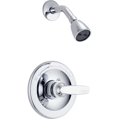 Delta Foundations Chrome Single Handle Shower Only Faucet Includes Valve D610V