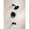 Delta Windemere Oil Rubbed Bronze Tub and Shower Combo Faucet with Valve D295V