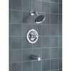 Delta Windemere Chrome Tub and Shower Combination Faucet Includes Valve D228V