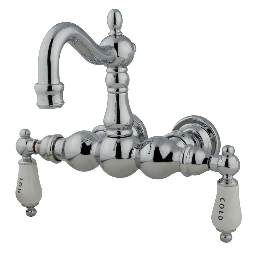 Kingston Satin Nickel Clawfoot Tub Faucet Package w Goose neck